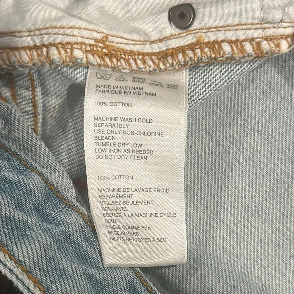 BDG Blue Denim Shorts Sz 27 NWT